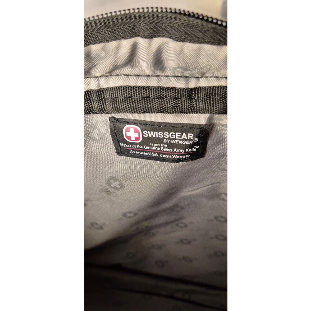 Swiss Gear Wenger padded laptop bag briefcase shoulder strap 18" x 13" black - Picture 8 of 13